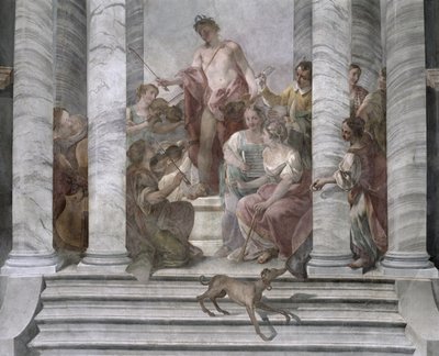 Sala de música (detalle) de Jacopo Guarana